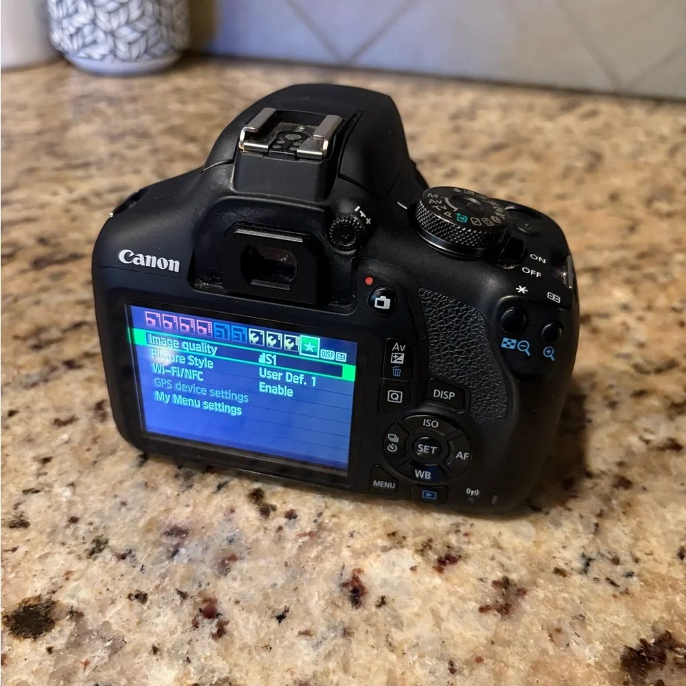 Canon EOS Rebel T7 DSLR Camera Body in Black